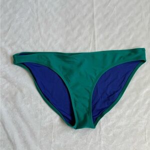 Old Navy Teal and Navy Women's Bikini Bottom